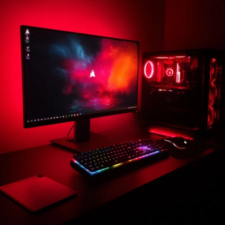 10-69 ТВ подсветка, комплект светодиодной ленты 5В, 7,2Вт/м, smd5050, 30д/м, IP20, 0,5м, RGB